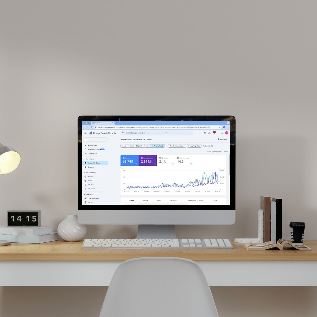 Performance dei contenuti di un sito web