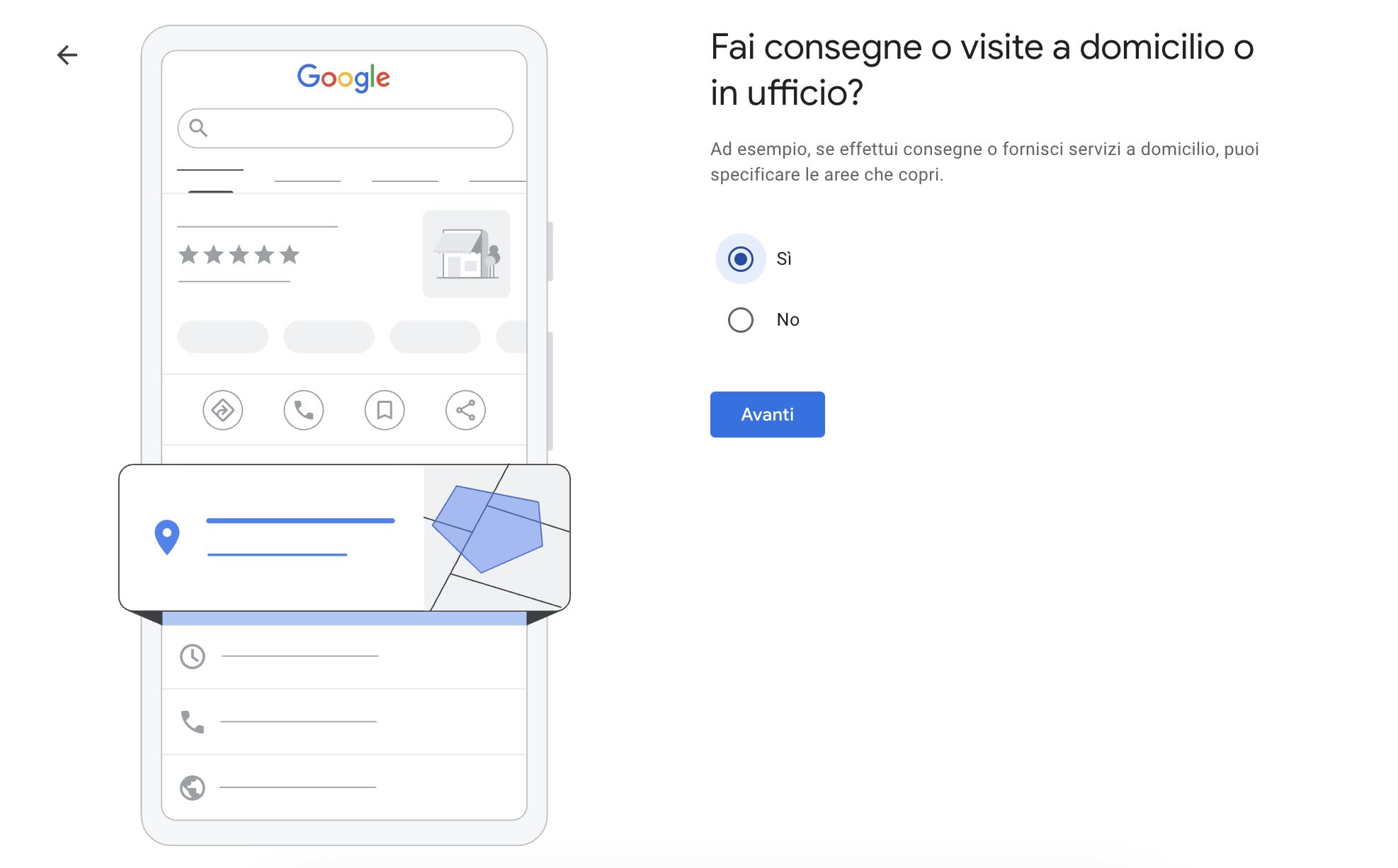 Segnala se effettui consegne
