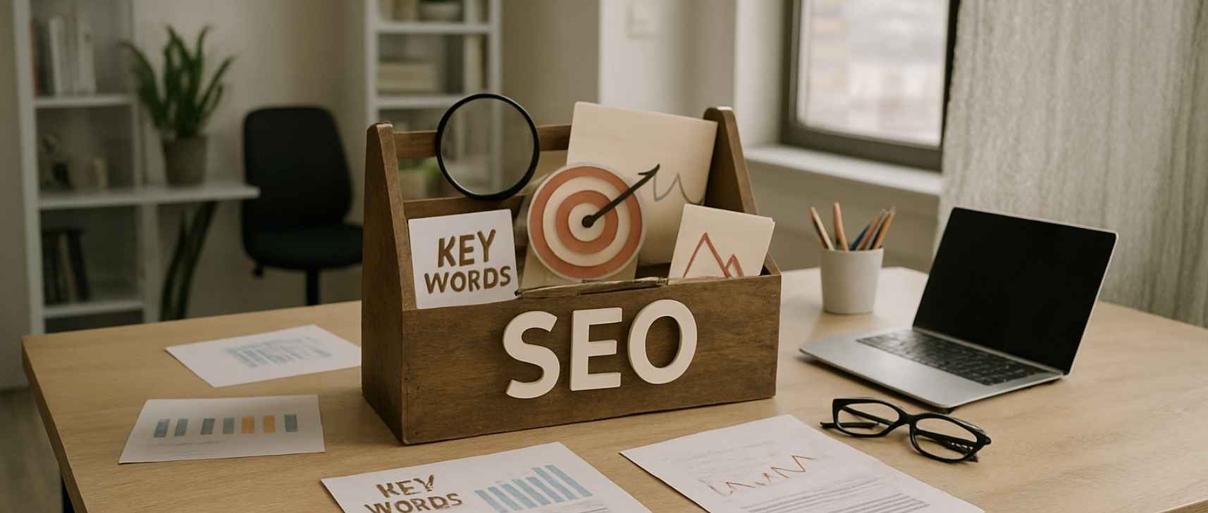 Cassetta degli attrezzi per l'attività SEO